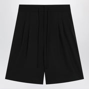 Fear of God Black baggy wool Bermuda shorts