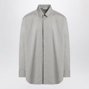 Camisa de algodón jaspeado gris paloma Fear of God