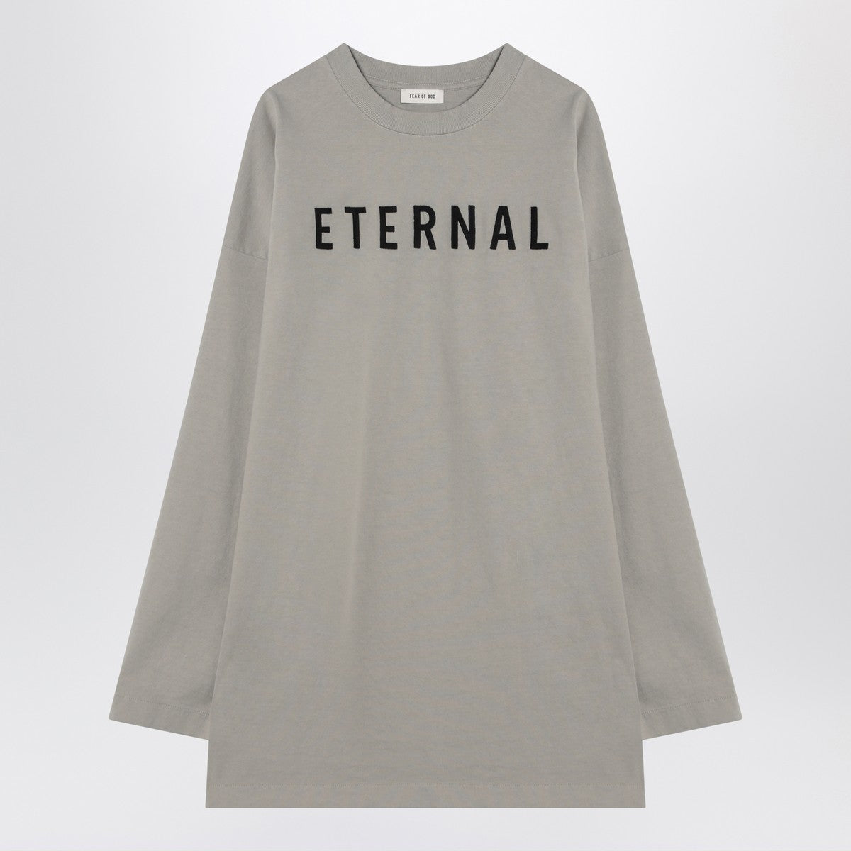 Fear of God Eternal T-shirt in dove grey cotton