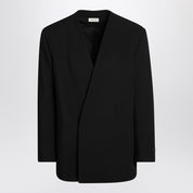 Fear of God Black Wool Jacket — Double‑Breasted V‑Neck