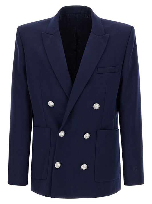 Balmain Grain De Poudre Blazer – Men's Jacket | Aumifour