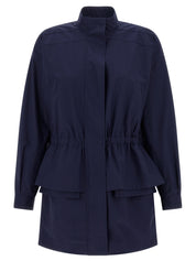 Fendi Saharan Jacket — Women's Blue Jacket, Luxury Fit