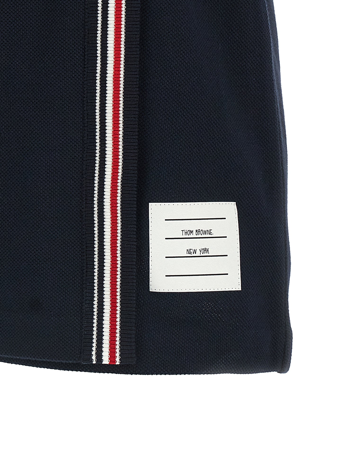 Thom Browne RWB Skirt — Piqué Cotton Miniskirt