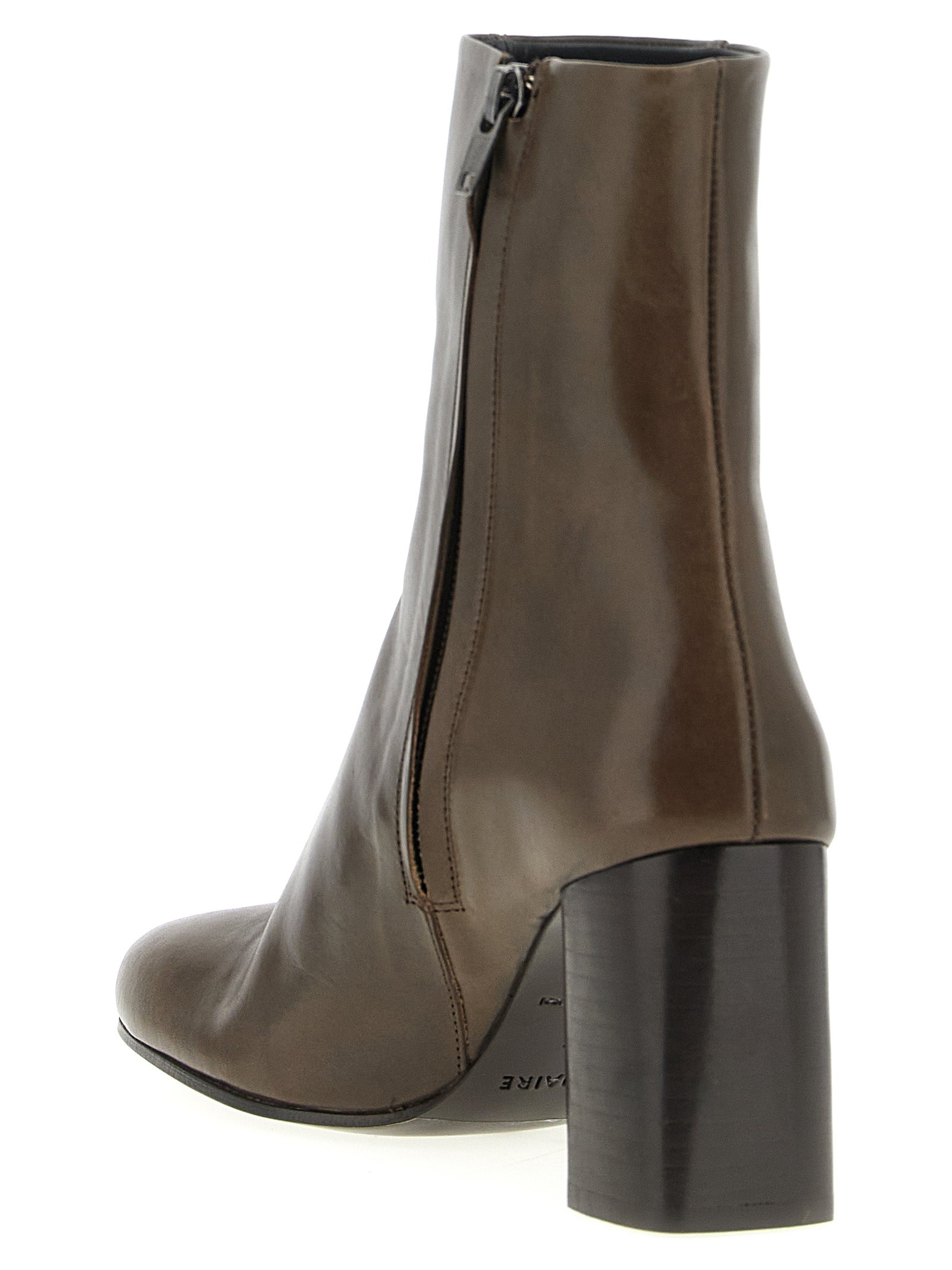 Lemaire Anatomic Ankle Boots — Brown Leather Boots