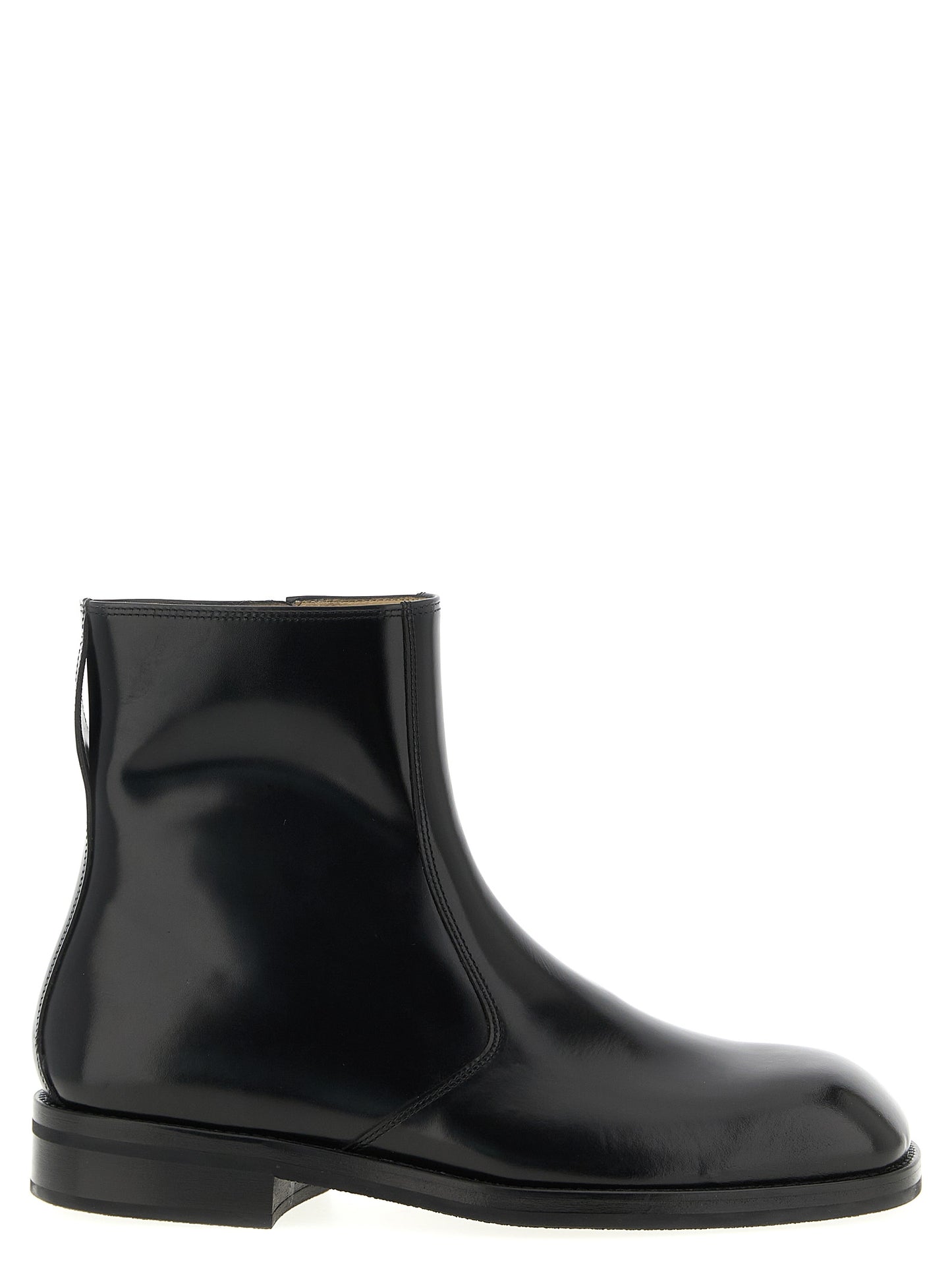 Lemaire Leather Ankle Boots for Men — Black, EU Sizes