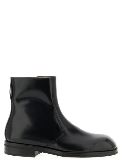Lemaire Leather Ankle Boots for Men — Black, EU Sizes