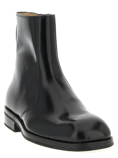 Lemaire Leather Ankle Boots for Men — Black, EU Sizes