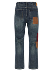 Found Patchwork Jeans