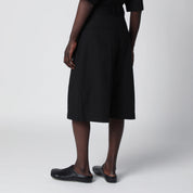 STUDIO NICHOLSON Fowld shorts in cotton blend black
