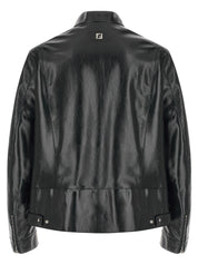 Fendi Lacquered Leather Blouson
