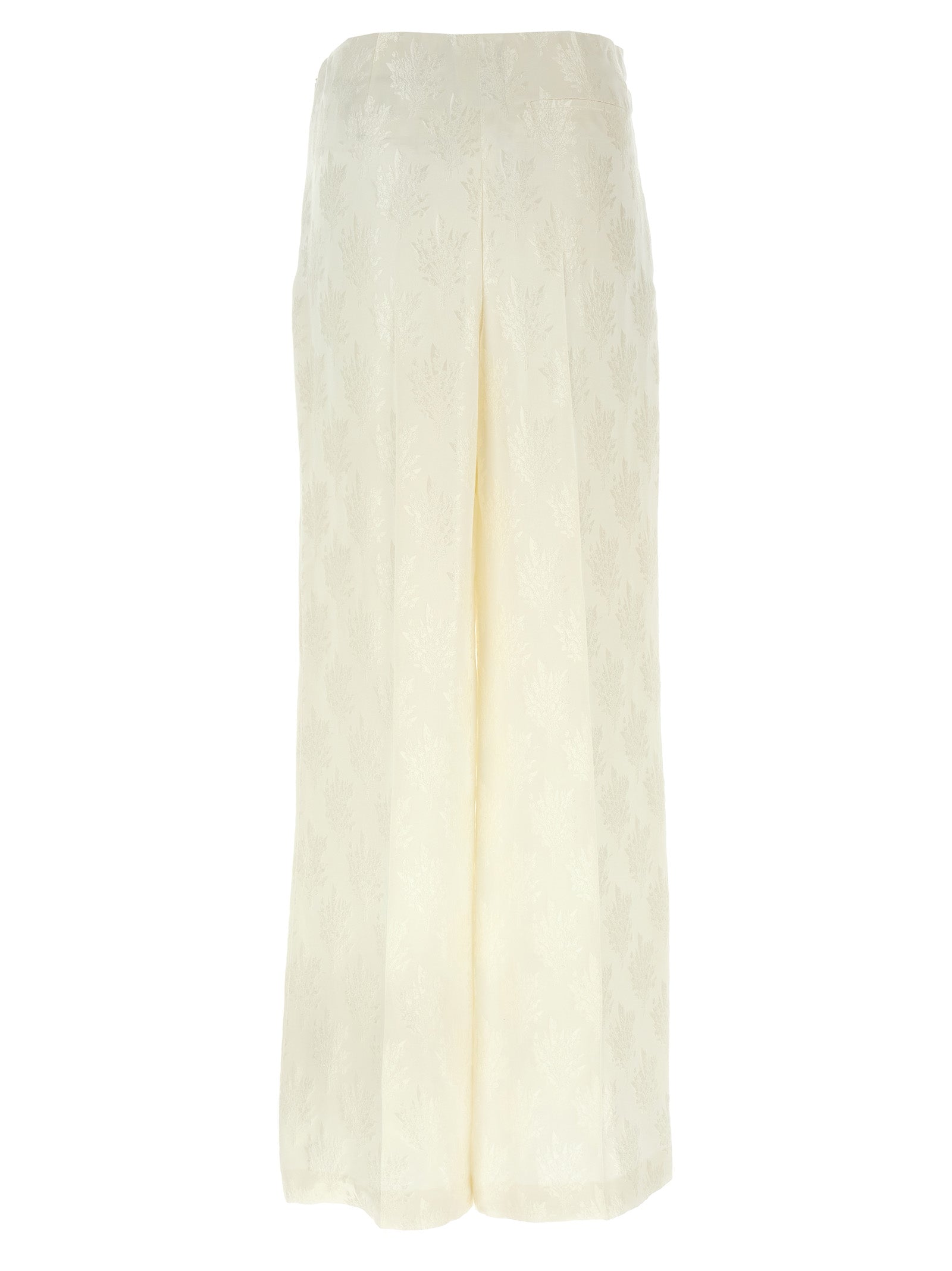 Fendi Bouquet Trousers — Silk Floral Pajama Pants