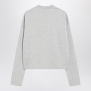 Ami Paris Sweat Ami De Coeur Gris