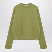 Ami Paris Ami de Coeur matcha green sweatshirt