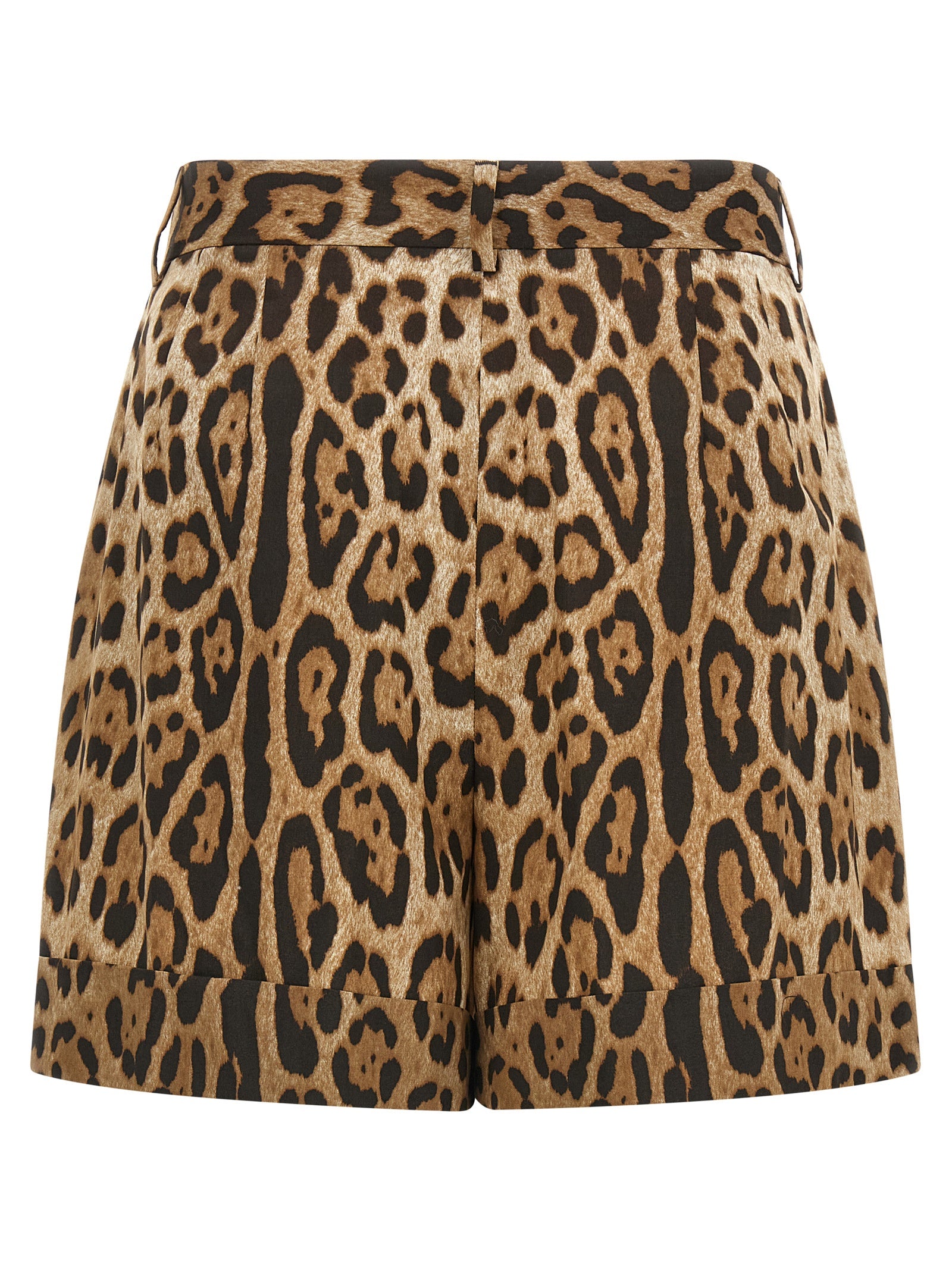 Dolce & Gabbana High Waist Shorts — Animal Print Luxury