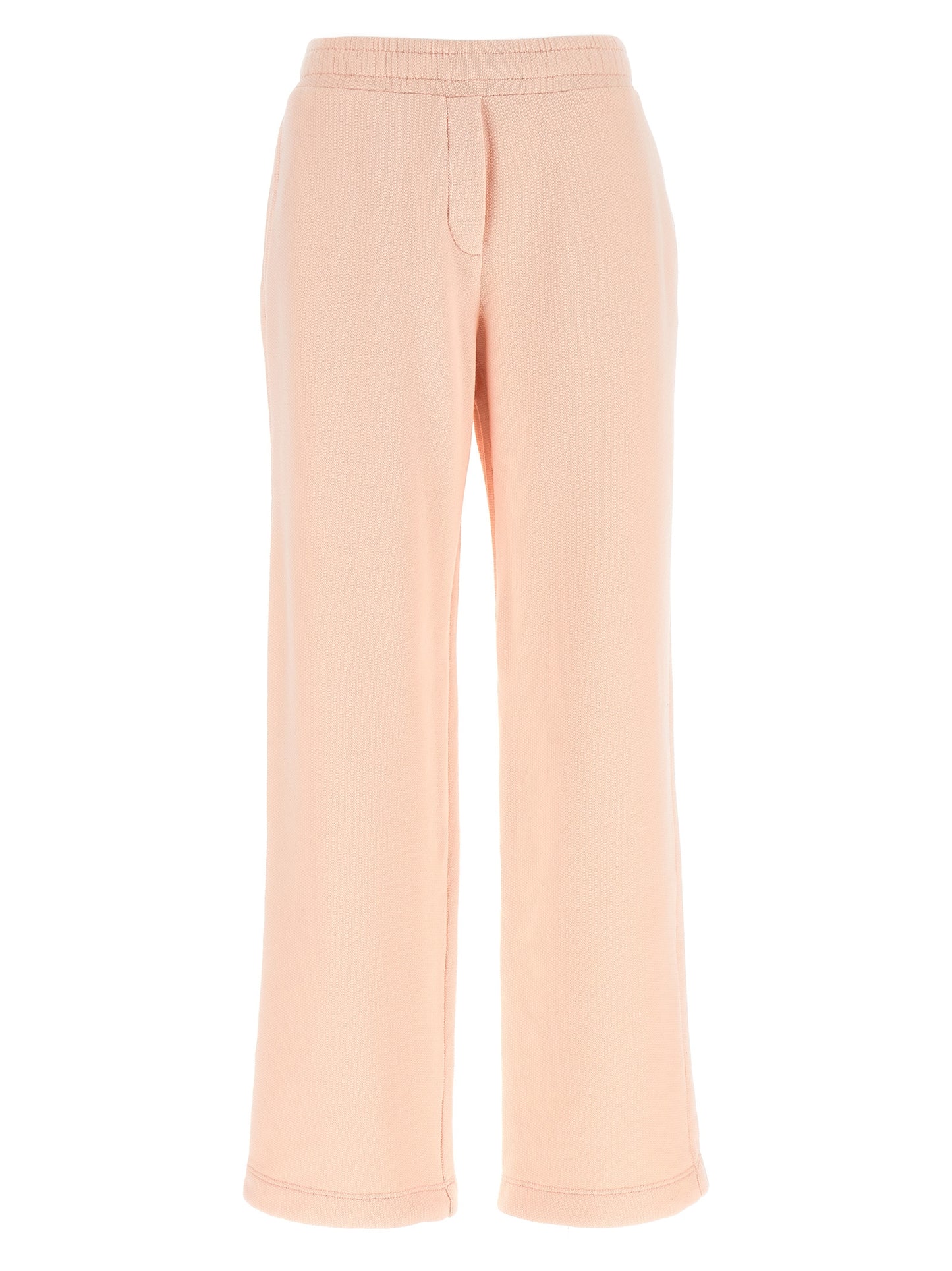 Dolce & Gabbana Pink Logo Embroidery Joggers
