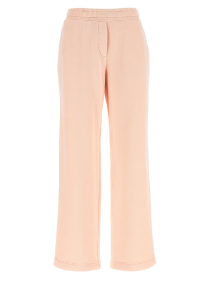Dolce & Gabbana Pink Logo Embroidery Joggers