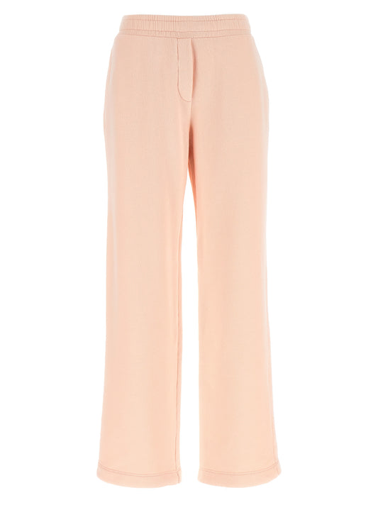 Dolce & Gabbana Pink Logo Embroidery Joggers