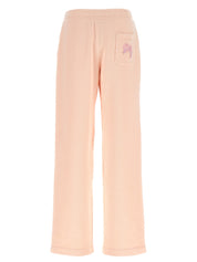 Dolce & Gabbana Pink Logo Embroidery Joggers