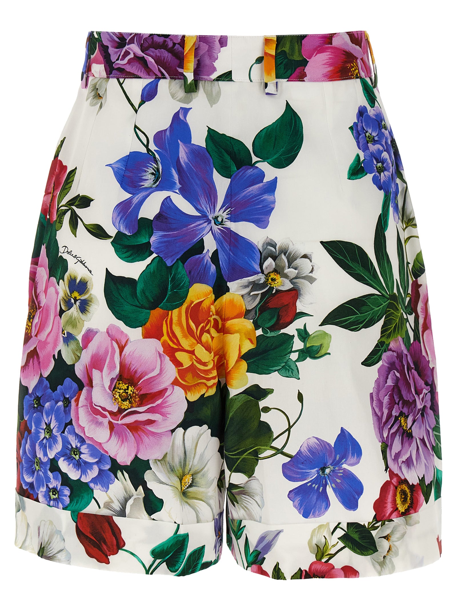 Dolce & Gabbana Bouquet Bermuda Shorts