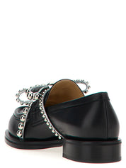 Mach & Mach Crystal Studs Loafers