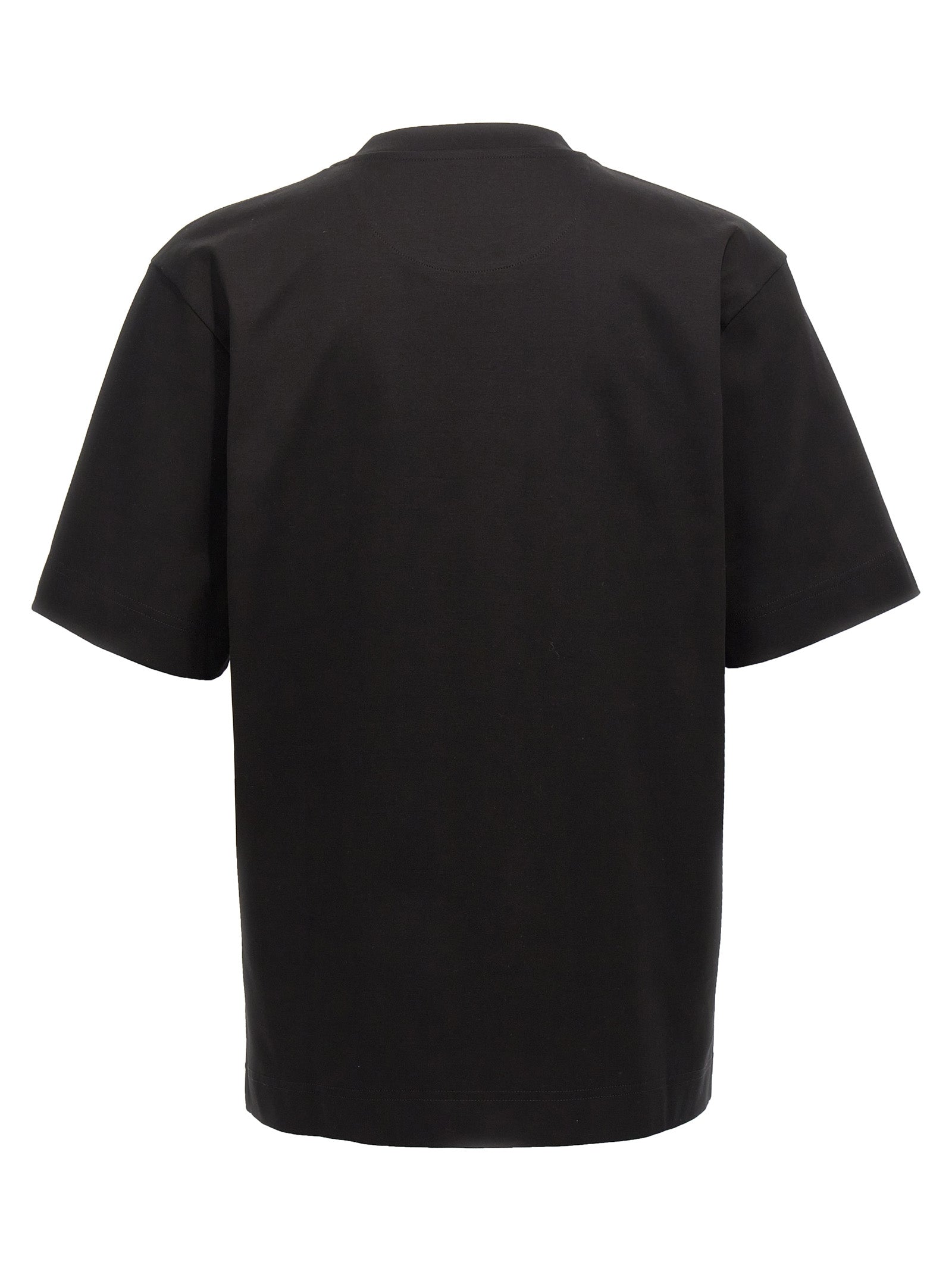 Fendi Ff T-shirt — Men's Black Topwear (Crew Neck)
