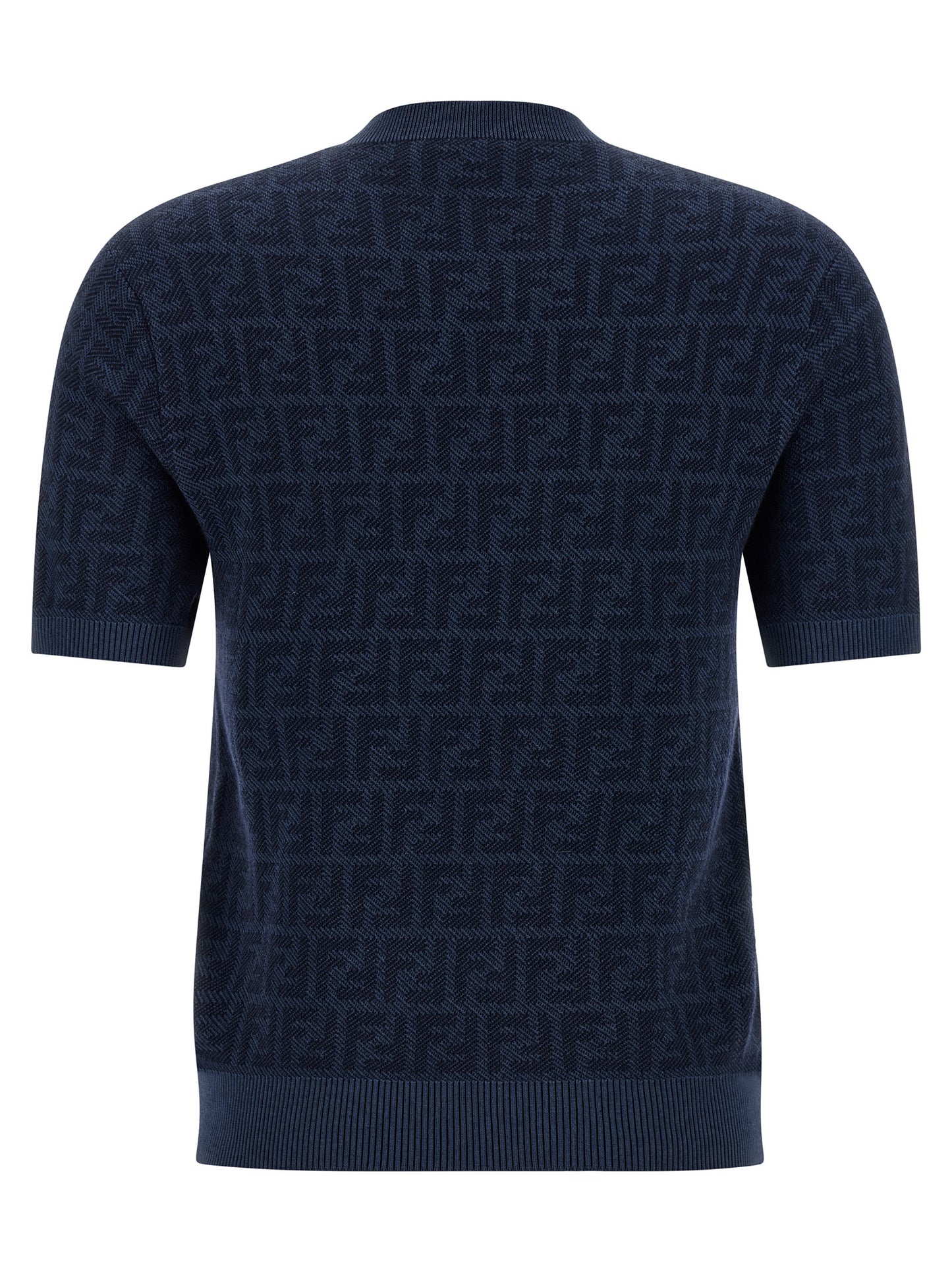Fendi Jacquard Sweater — Blue Knitwear for Women