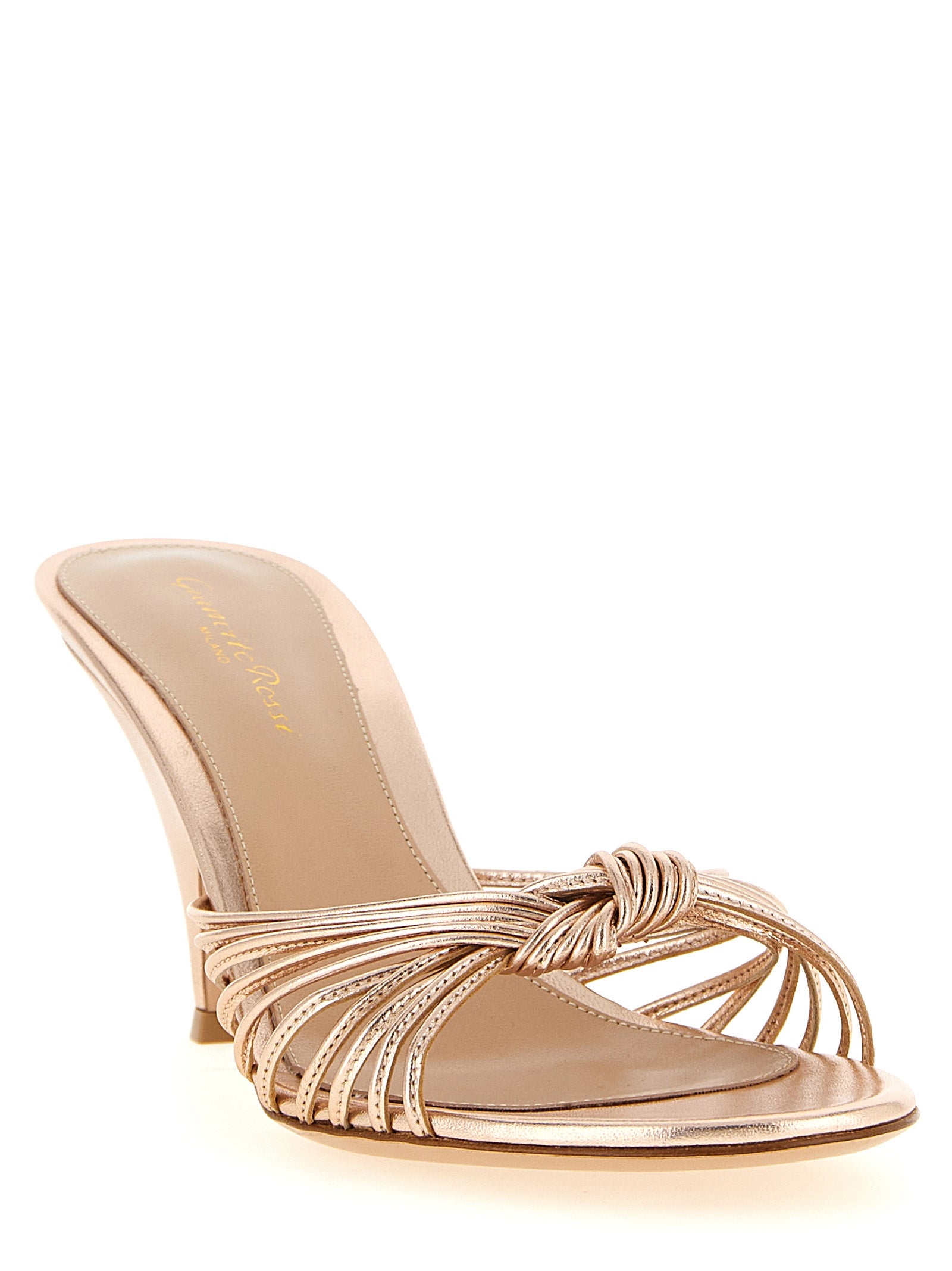 Gianvito Rossi Sofia Mules - Pink Sandals, 8 cm Heel