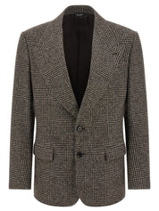 Dolce & Gabbana Prince Of Wales Wool Blazer - Jackets