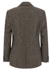 Dolce & Gabbana Prince Of Wales Wool Blazer - Jackets