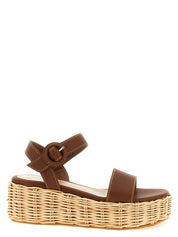 Gianvito Rossi Sandals — Cestino Wedge 6cm Heel