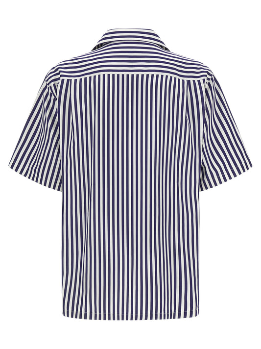 Dolce & Gabbana Striped Shirt for Men — Blue, SS26