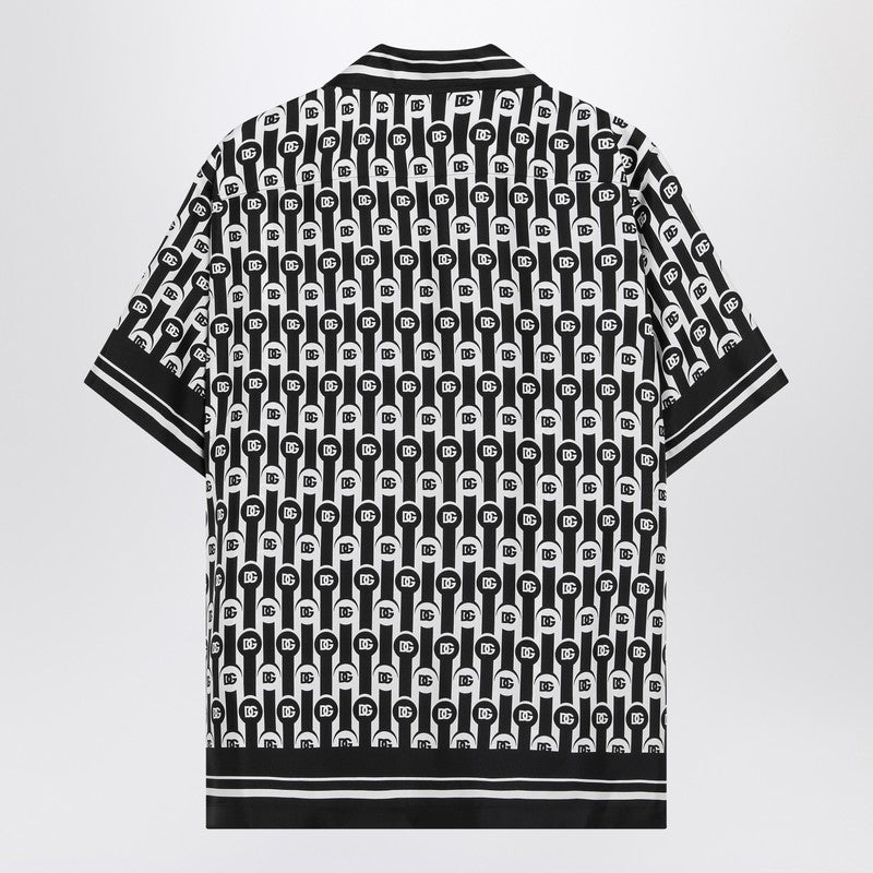 Dolce &amp; Gabbana Dolce&amp;Gabbana Chemise hawaïenne en twill de soie imprimé