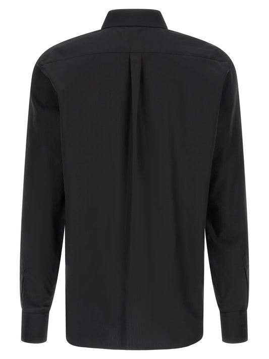 Dolce & Gabbana Martini Shirt for Men — Black Cotton Poplin