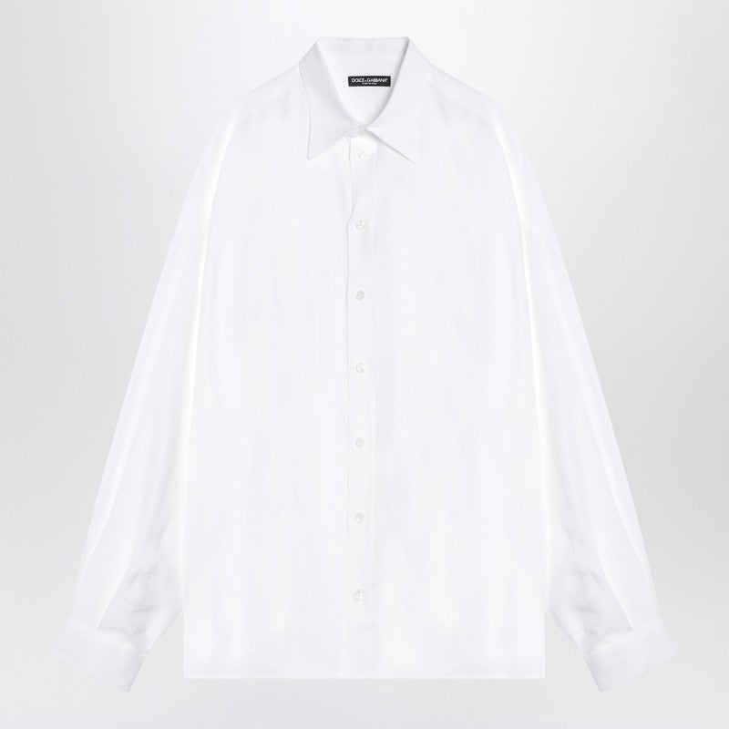 Dolce & Gabbana White linen shirt