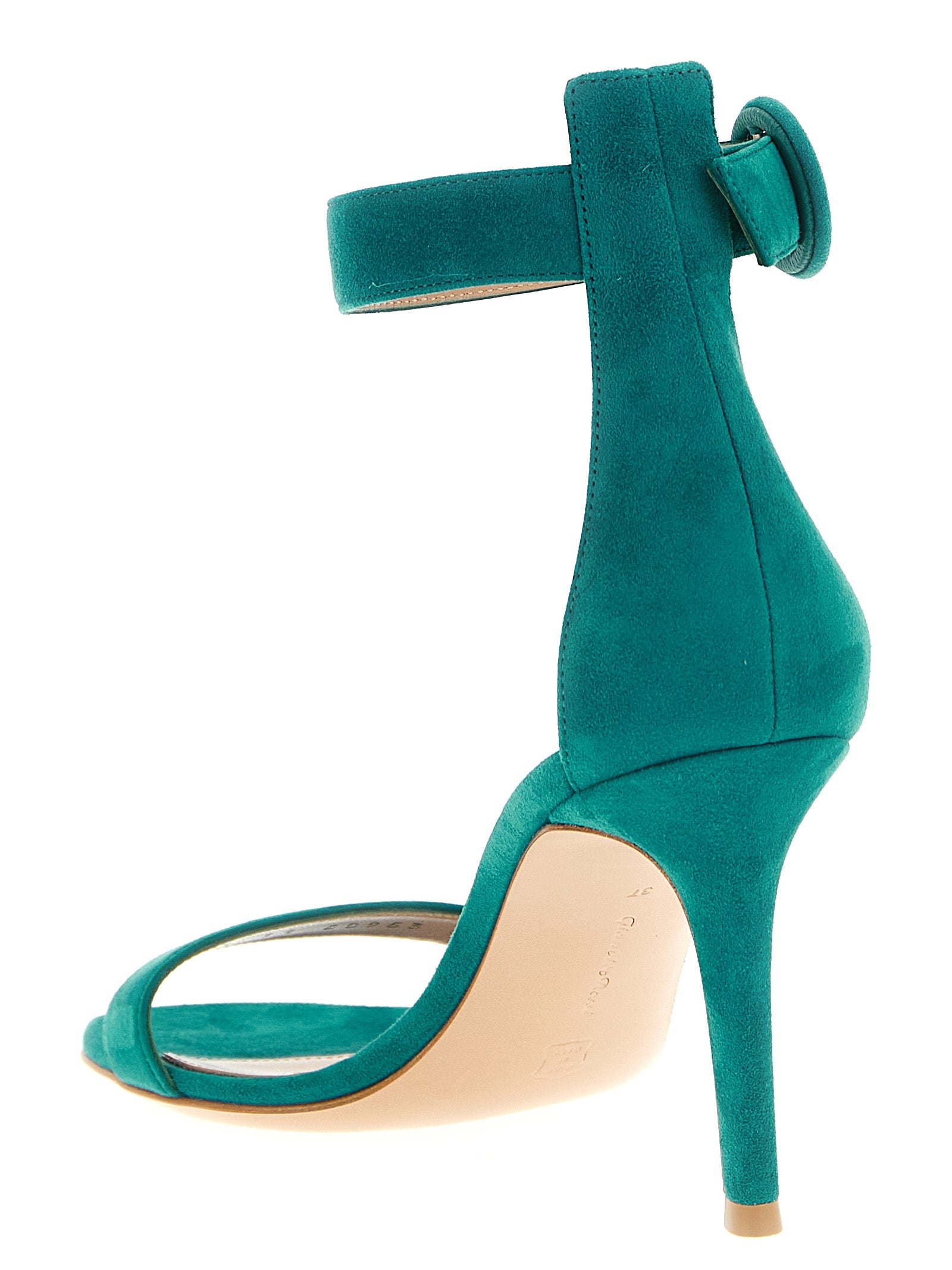 Gianvito Rossi Sandals — Portofino Suede 8.5cm Heel