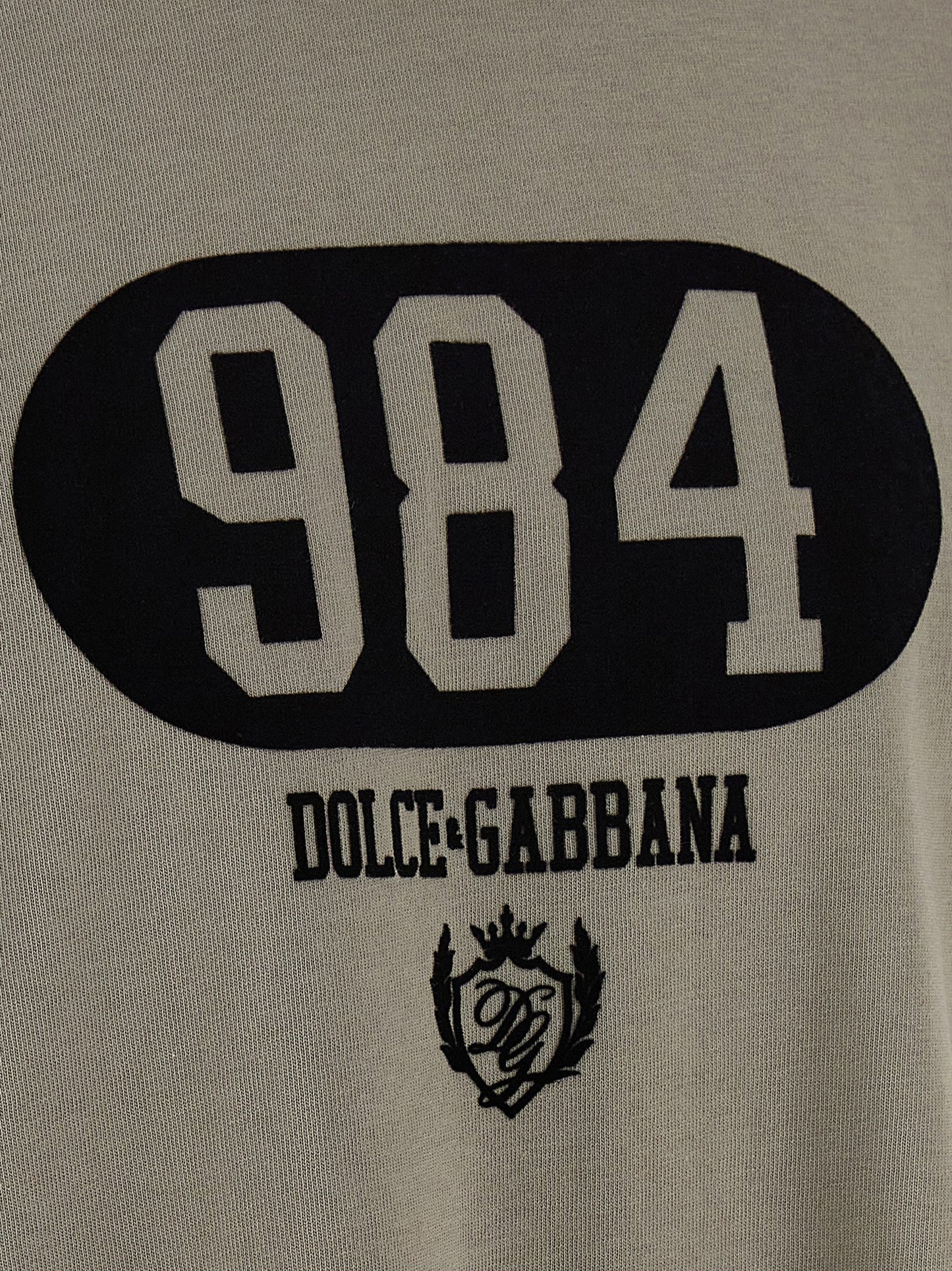 Dolce & Gabbana Flocked Print T-shirt