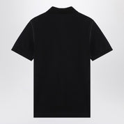 Dolce & Gabbana Black polo with logo plaque