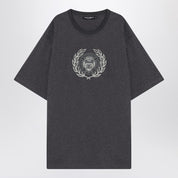 Dolce & Gabbana Gray cotton T-shirt with print