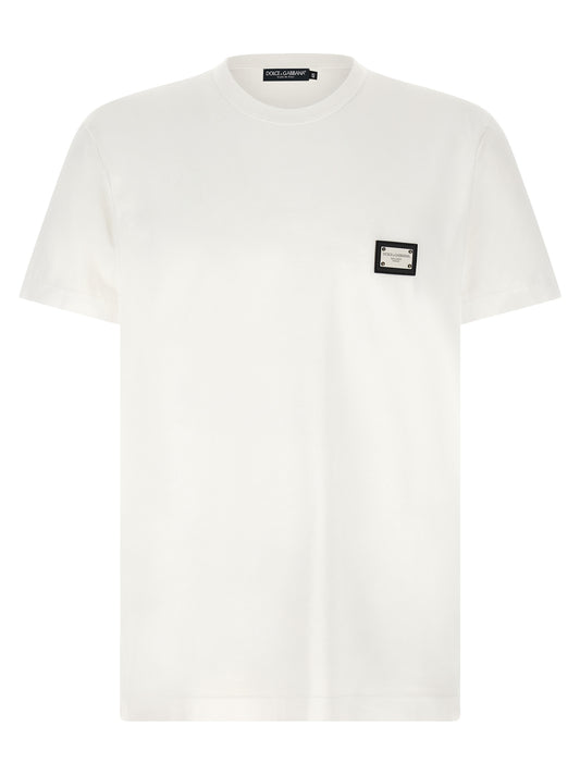 Dolce & Gabbana Logo Plate T‑shirt — Men’s Topwear