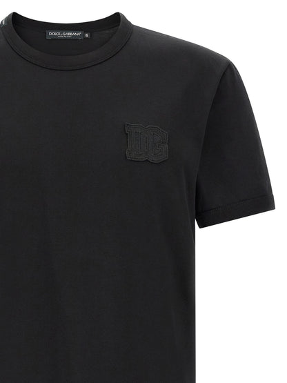 Dolce & Gabbana Dg Patch T-shirt — Men’s Topwear