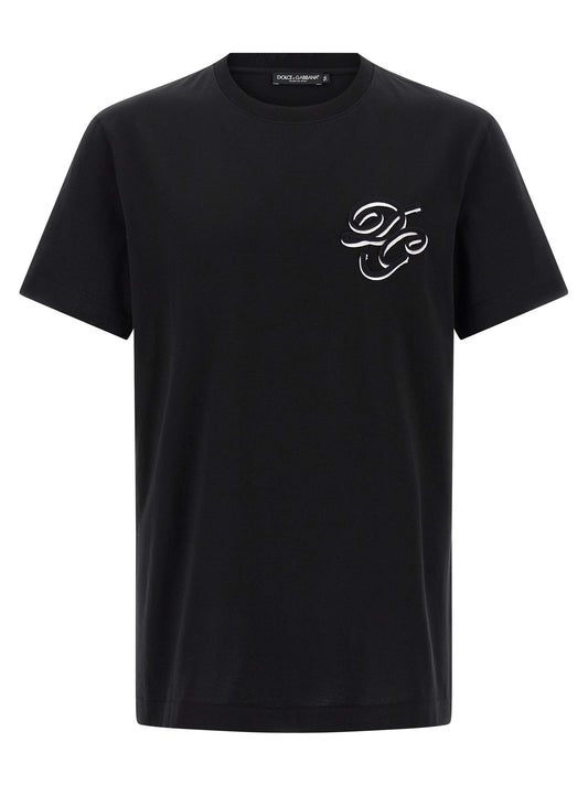 Dolce & Gabbana Double Embroidery T-shirt — Men’s Topwear