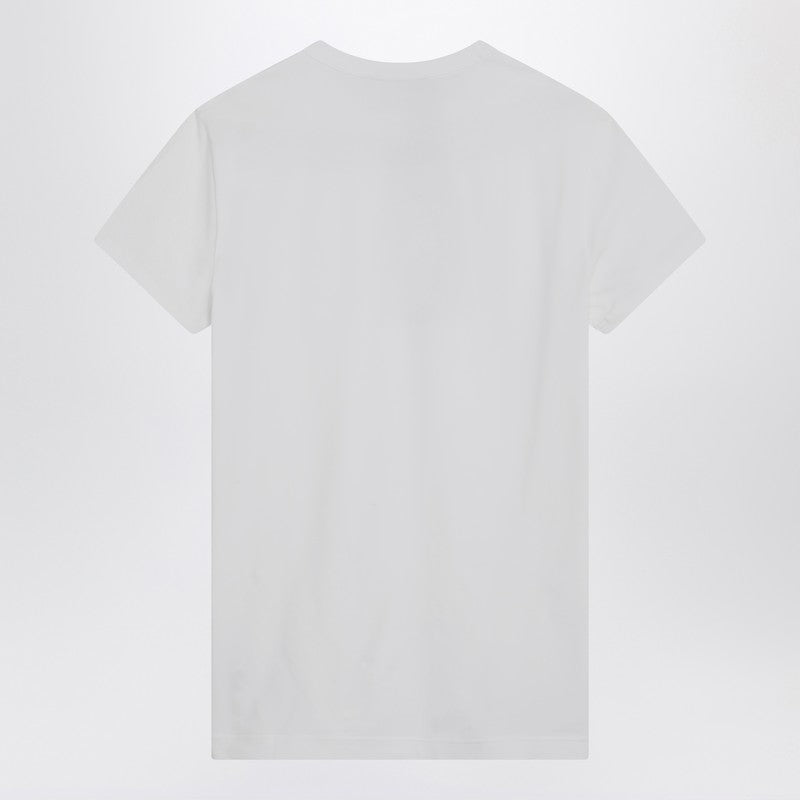 Dolce & Gabbana Dolce&Gabbana White t-shirt with logo embroidery