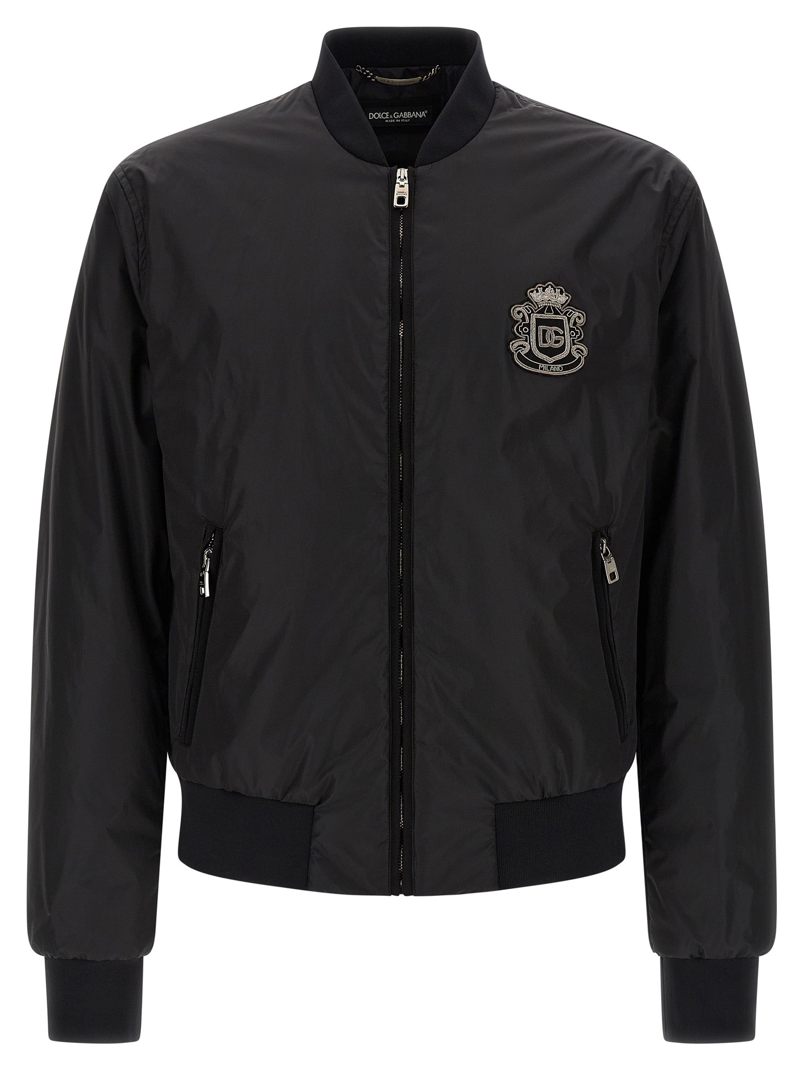 Dolce & Gabbana Bomber Jacket — DG Patch Slim Fit