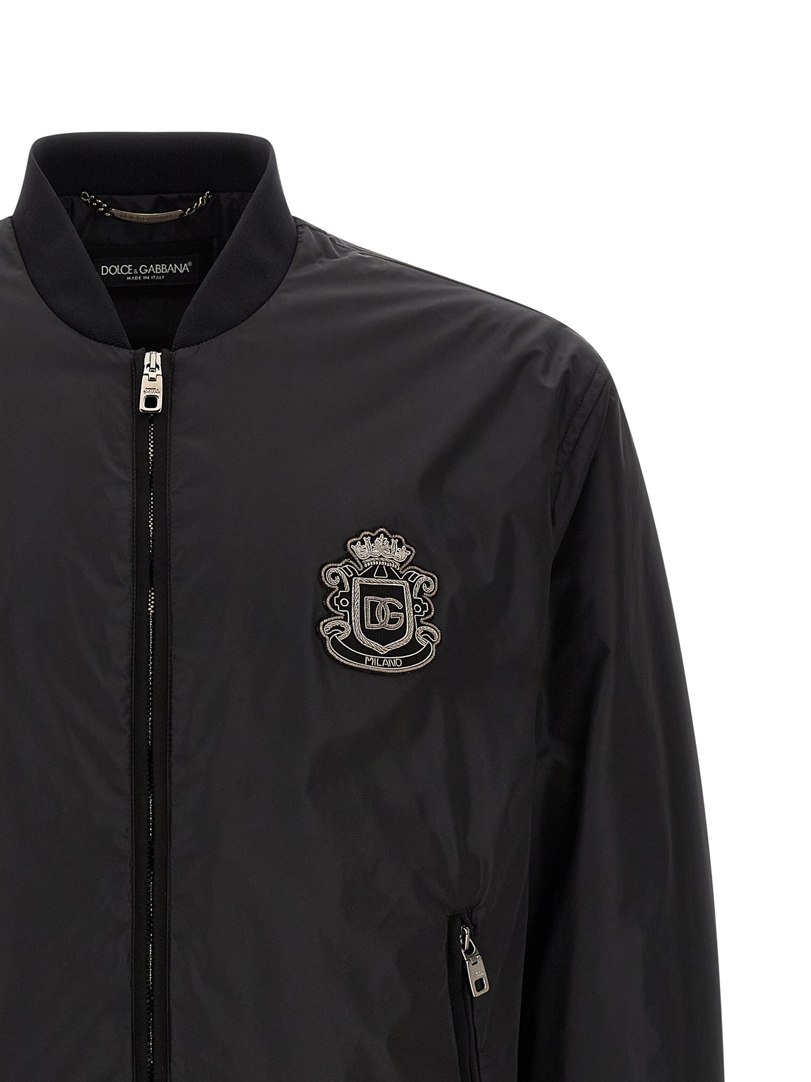 Dolce & Gabbana Bomber Jacket — DG Patch Slim Fit