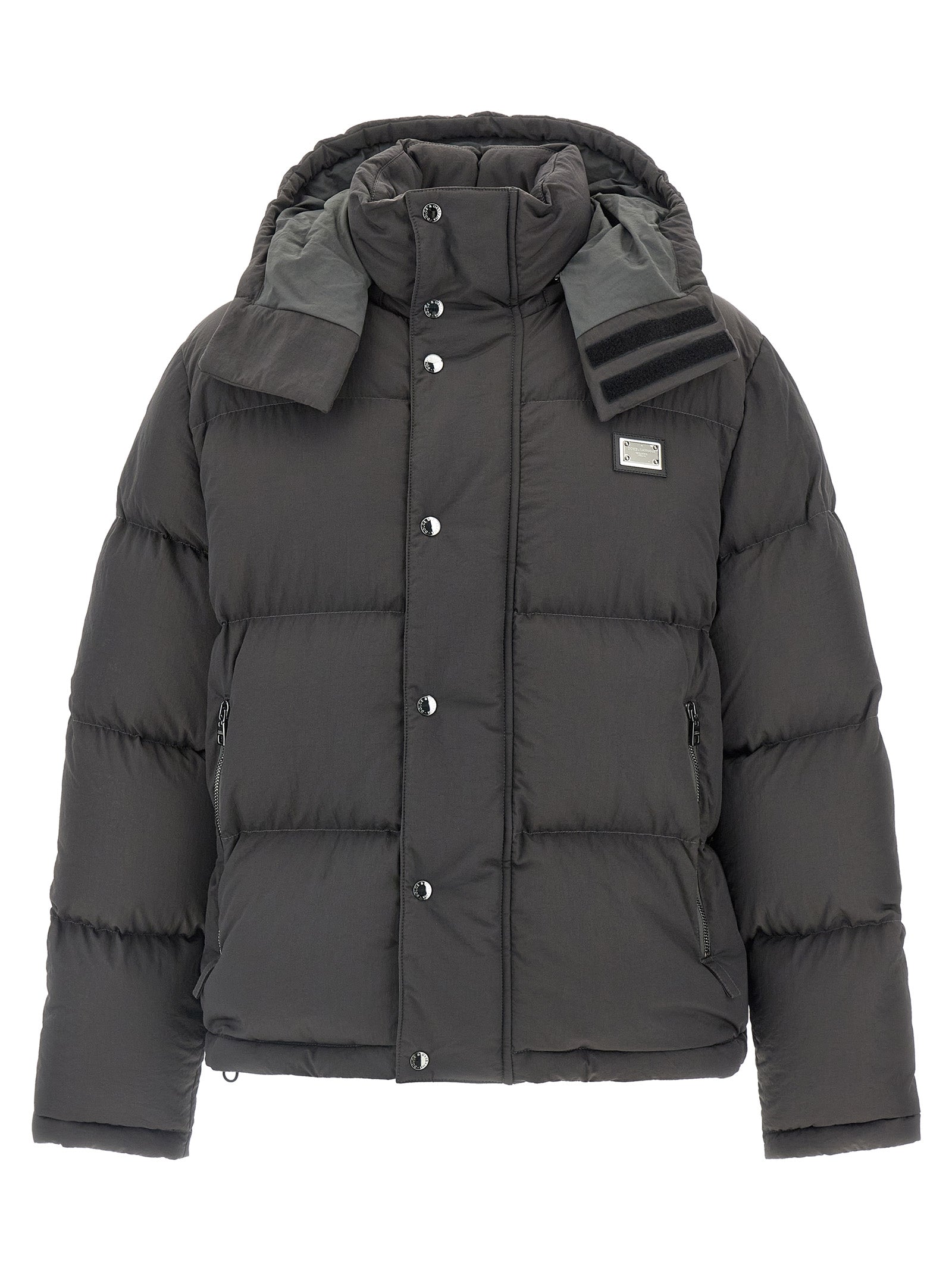 Dolce & Gabbana Logo Patch Down Jacket