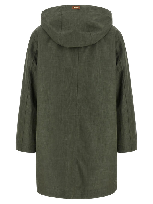 Herno Linen Raincoat