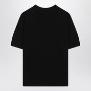 Suéter de cuello redondo de lana negra Max Mara