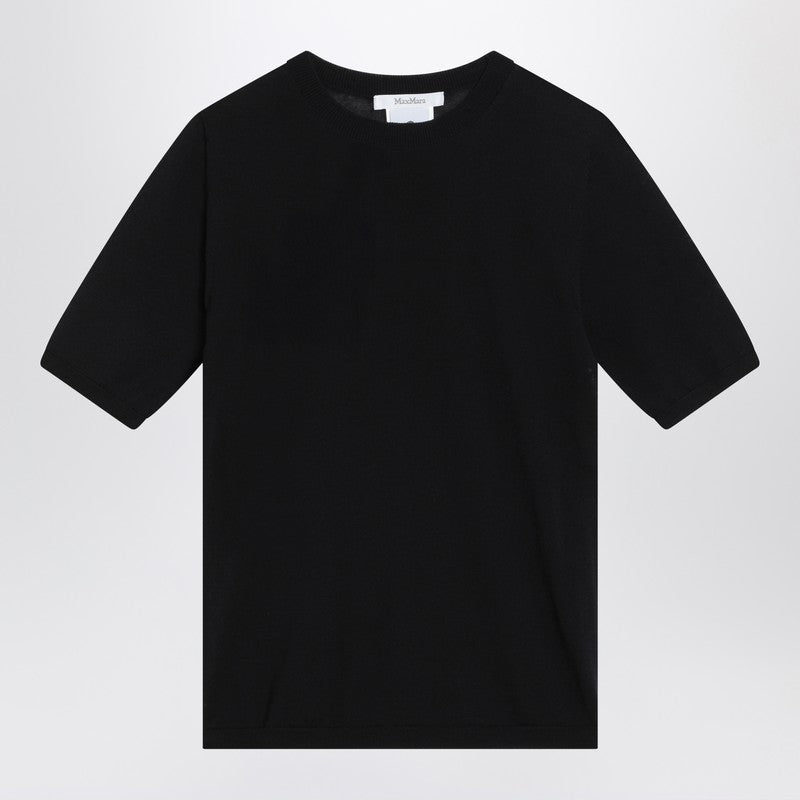 Max Mara blue crew neck wool sweater