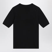 Max Mara blue crew neck wool sweater