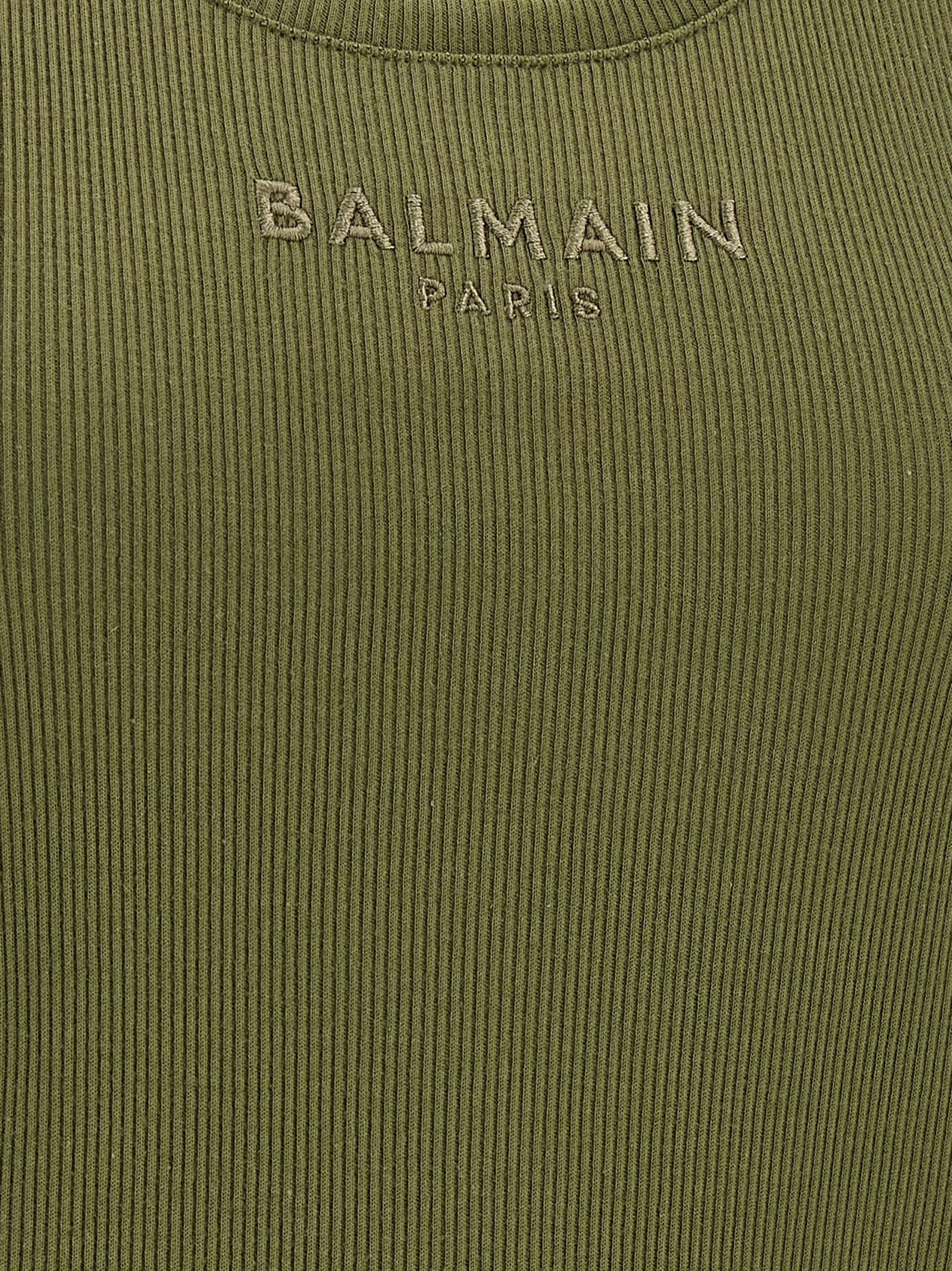 Balmain Logo Embroidery Tank Top — Women’s Topwear